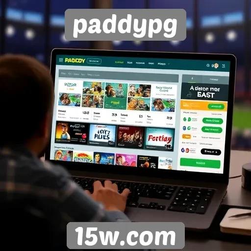Análise da interface do usuário do site paddypg